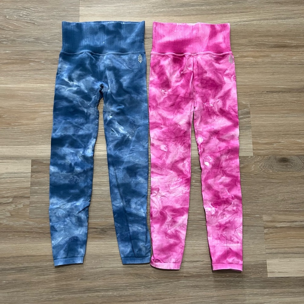 Free People FP Movement seamless leggings, 2 pairs